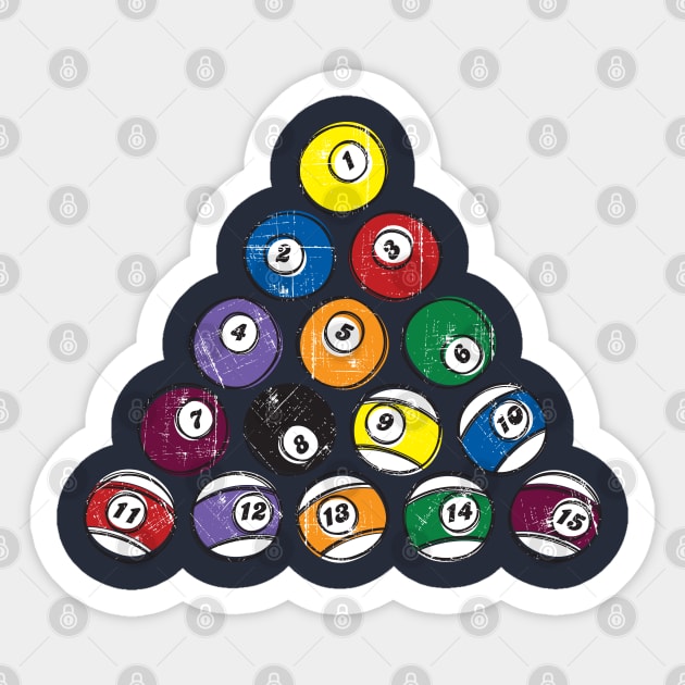 billiard ball sketch Sticker by TomCage